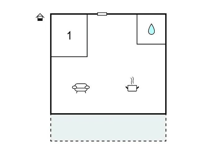 1 Bedroom Lovely In Апартаменты